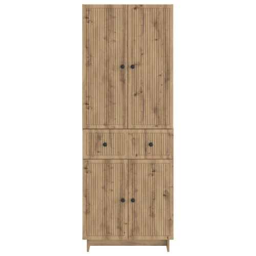 Комплект шкафове 2 pcs 66 x 34,5 x 90 см Инженерна дървесина