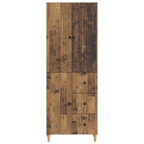 Комплект шкафове 2 pcs 66 x 34,5 x 90 см Инженерна дървесина