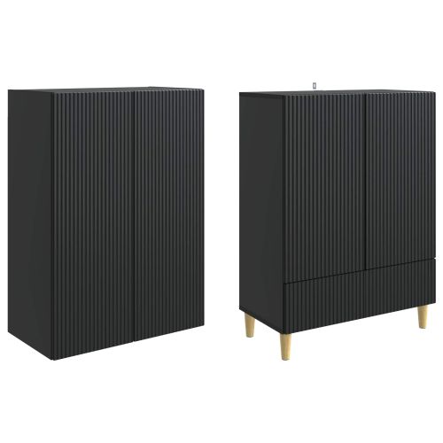 Комплект шкафове 2 pcs 66 х 34,5 х 95 см Инженерна дървесина