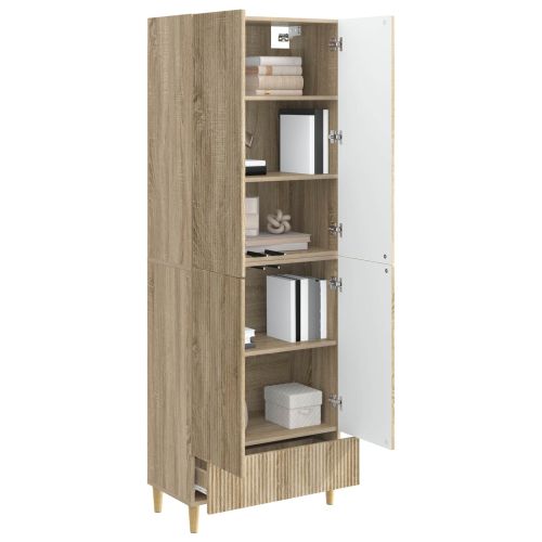 Комплект шкафове 2 pcs 66 х 34,5 х 95 см Инженерна дървесина