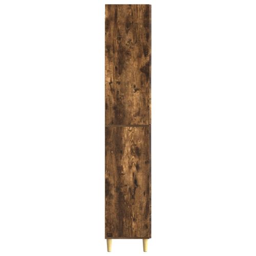 Комплект шкафове 2 pcs Опушен дъб 66 х 34,5 х 95 см