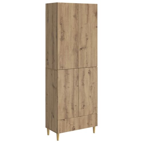 Комплект шкафове 2 pcs Дъб артизан 66 х 34,5 х 95 см