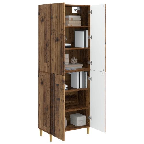 Комплект шкафове 2 pcs Старо дърво 66 x 34,5 x 90 см