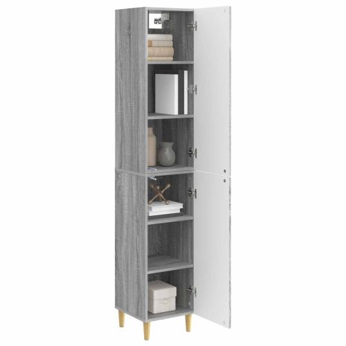Комплект шкафове 2 pcs 33 x 34,5 x 90 см Инженерна дървесина