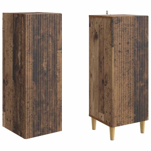Комплект шкафове 2 pcs Старо дърво 33 x 34,5 x 90 см