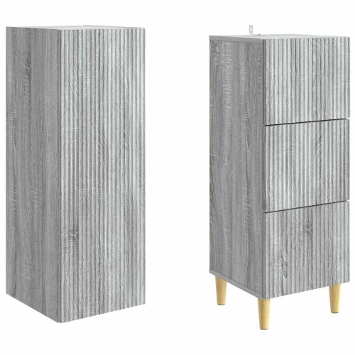 Комплект шкафове 2 pcs Сив Сонома 33 x 34,5 x 90 см