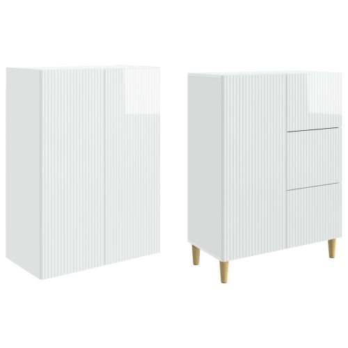 Комплект шкафове 2 pcs 66 x 34,5 x 90 см Инженерна дървесина