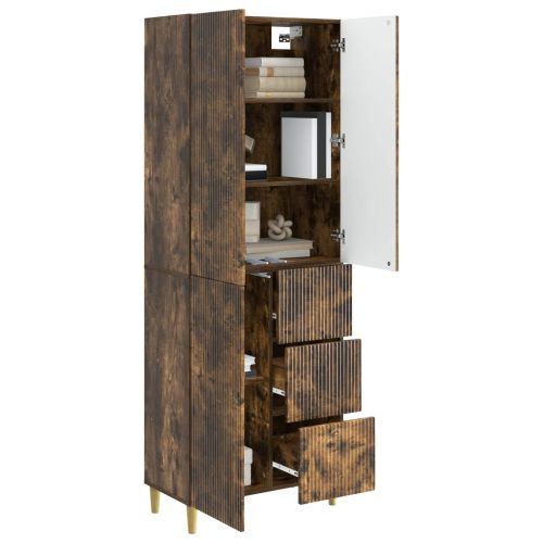 Комплект шкафове 2 pcs 66 x 34,5 x 90 см Инженерна дървесина