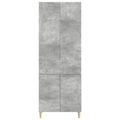 Комплект шкафове 2 pcs Бетонно сиво 66 x 34,5 x 90 см