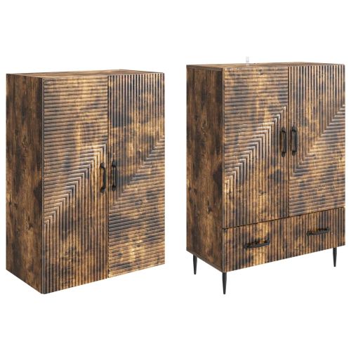 Комплект шкафове 2 pcs 66 х 34,5 х 95 см Инженерна дървесина