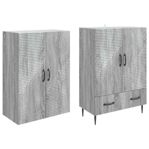 Комплект шкафове 2 pcs 66 х 34,5 х 95 см Инженерна дървесина