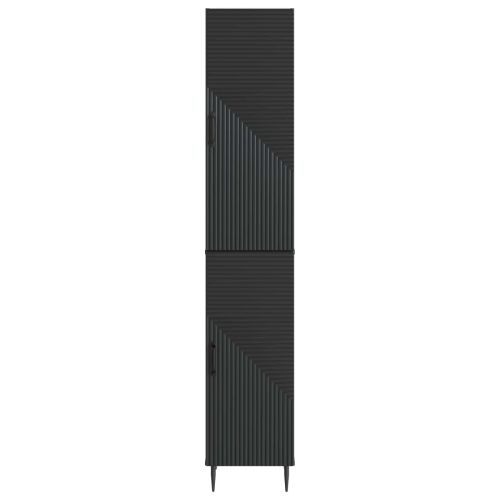 Комплект шкафове 2 pcs Черно 33 x 34,5 x 89,5 см