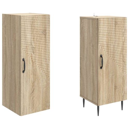 Комплект шкафове 2 pcs Дъб сонома 33 x 34,5 x 89,5 см