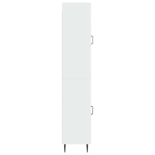 Комплект шкафове 2 pcs Бял гланц 33 x 34,5 x 89,5 см
