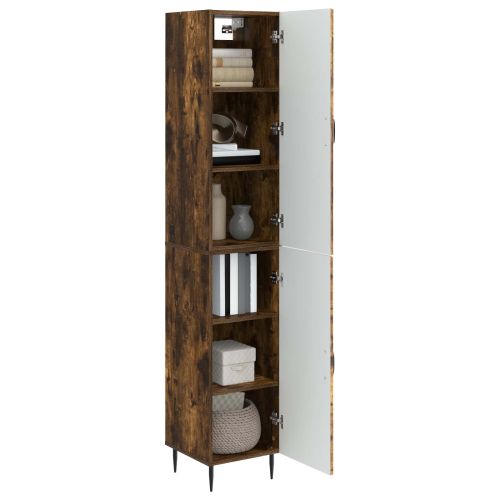 Комплект шкафове 2 pcs Опушен дъб 33 x 34,5 x 89,5 см