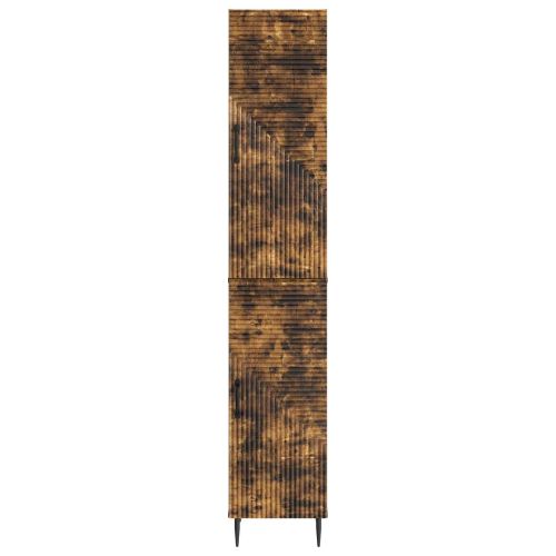 Комплект шкафове 2 pcs Опушен дъб 33 x 34,5 x 89,5 см