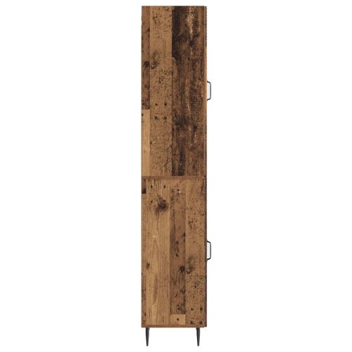 Комплект шкафове 2 pcs Старо дърво 33 x 34,5 x 89,5 см