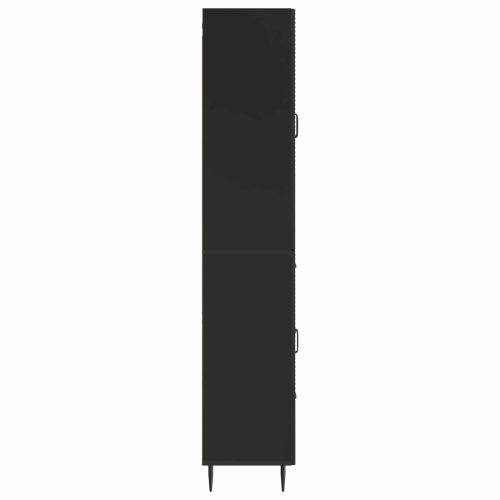Комплект шкафове 2 pcs Черно 66 x 34,5 x 89,5 см