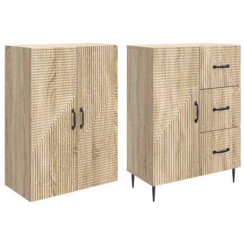 Комплект шкафове 2 pcs Дъб сонома 66 x 34,5 x 89,5 см