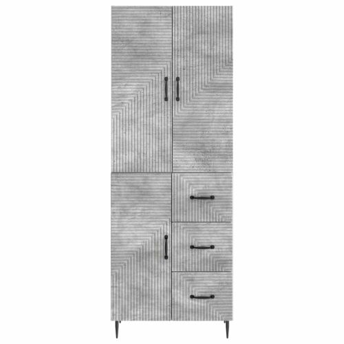 Комплект шкафове 2 pcs Бетонно сиво 66 x 34,5 x 89,5 см