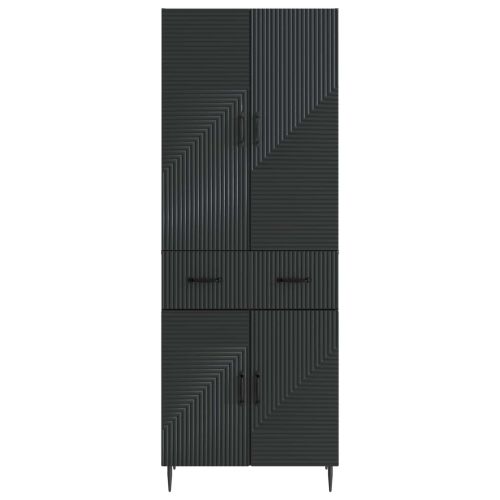 Комплект шкафове 2 pcs Черно 66 x 34,5 x 89,5 см