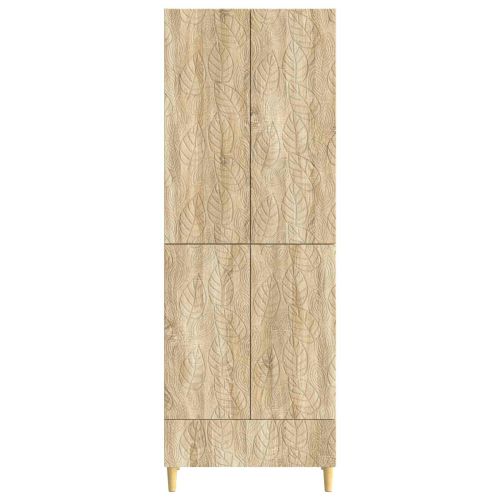 Комплект шкафове 2 pcs Дъб сонома Инженерна дървесина