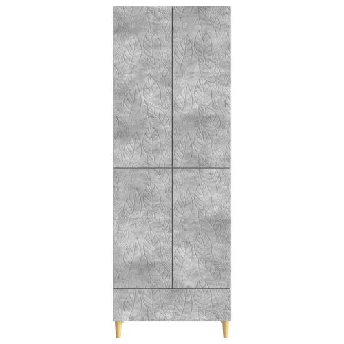Комплект шкафове 2 pcs Бетонно сиво Инженерна дървесина