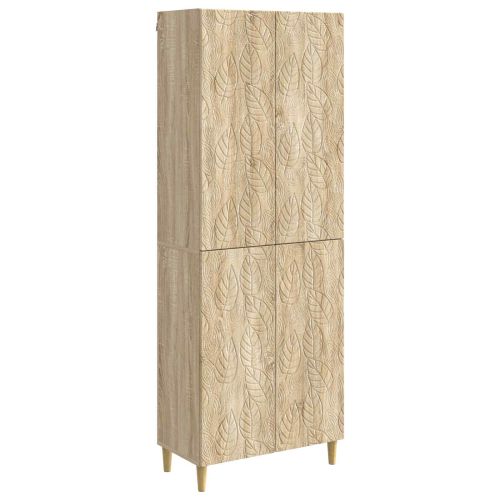 Комплект шкафове 2 pcs Дъб сонома Инженерна дървесина