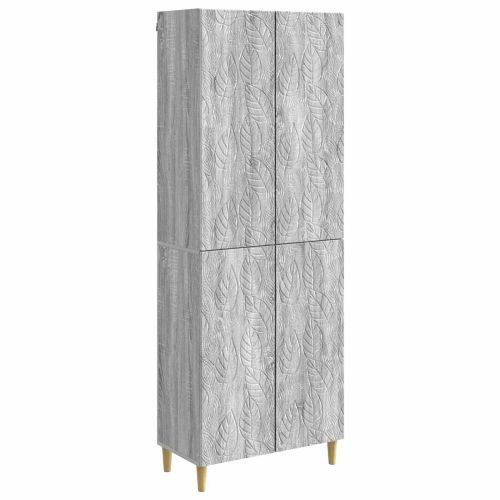 Комплект шкафове 2 pcs Сив Сонома Инженерна дървесина
