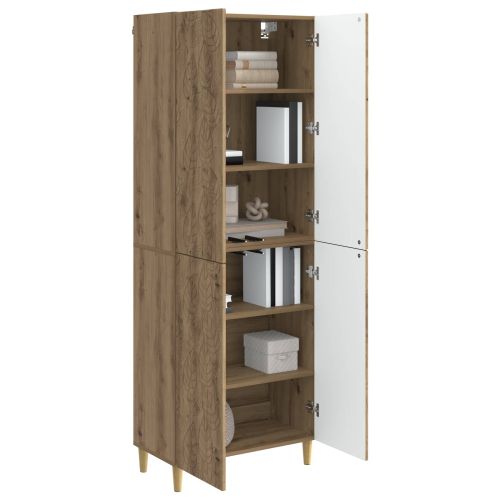 Комплект шкафове 2 pcs Дъб артизан Инженерна дървесина