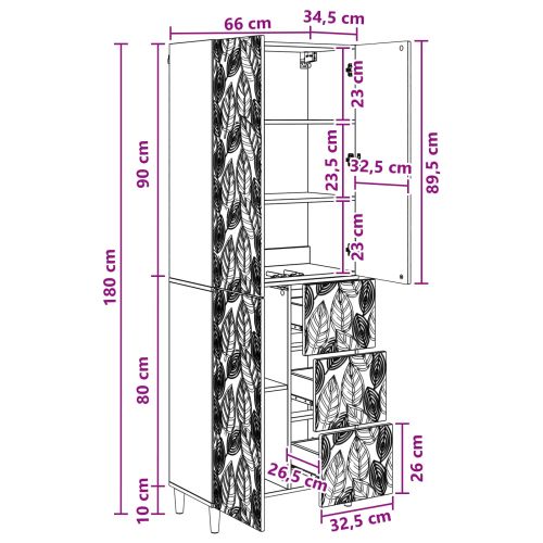 2 pcs Дъб сонома