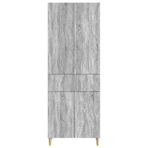 Комплект шкафове 2 pcs Сив Сонома Инженерна дървесина