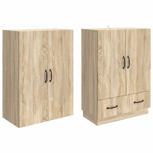 Комплект шкафове 2 pcs Дъб сонома Инженерна дървесина