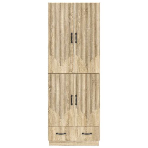 Комплект шкафове 2 pcs Дъб сонома Инженерна дървесина