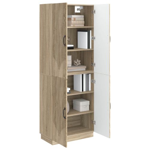 Комплект шкафове 2 pcs Дъб сонома Инженерна дървесина