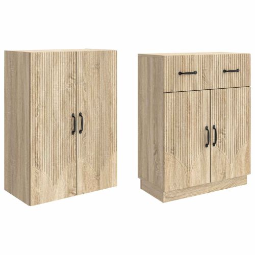 Комплект шкафове 2 pcs Дъб сонома Инженерна дървесина