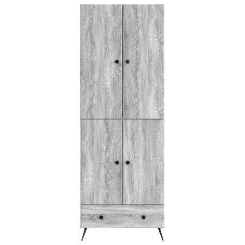 Комплект шкафове 2 pcs Сив Сонома Инженерна дървесина