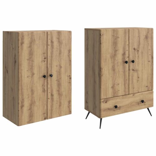 Комплект шкафове 2 pcs Дъб артизан Инженерна дървесина