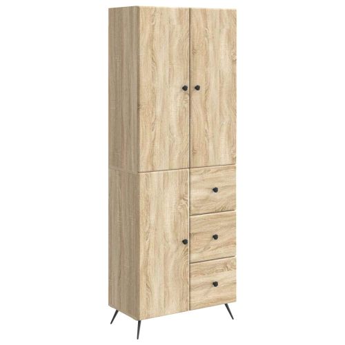 Комплект шкафове 2 pcs Дъб сонома Инженерна дървесина