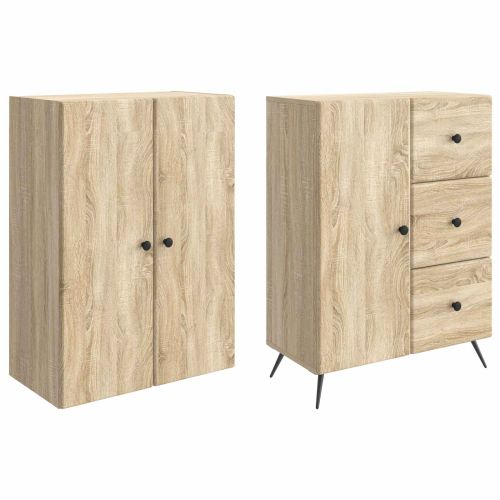 Комплект шкафове 2 pcs Дъб сонома Инженерна дървесина