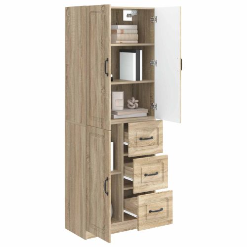 Комплект шкафове 2 pcs Дъб сонома Инженерна дървесина