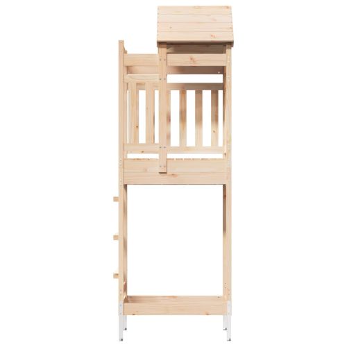 Игрална кула Кафяво 52,5 x 85 x 238 см Солидно борово дърво