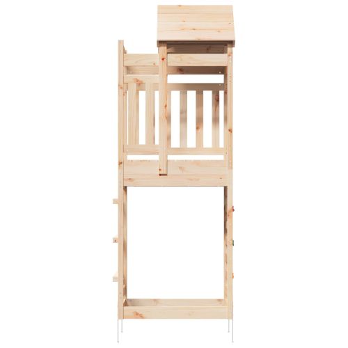 Игрална кула Кафяво 52,5 x 85 x 238 см Солидно борово дърво