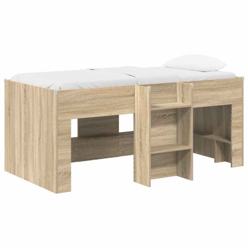 Легло за деца с висока рамка Сонома 163 x 101,1 x 68,5 см