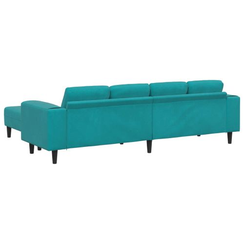 Диван за всекидневна 3 pcs Тюркоаз 250 x 188 x 76 см