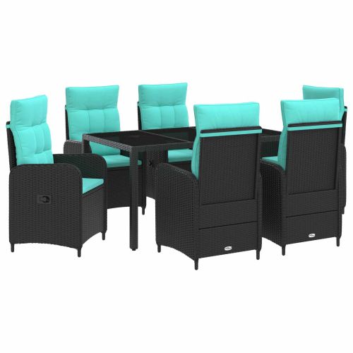 Комплект за хранене на открито 7 pcs полиратан