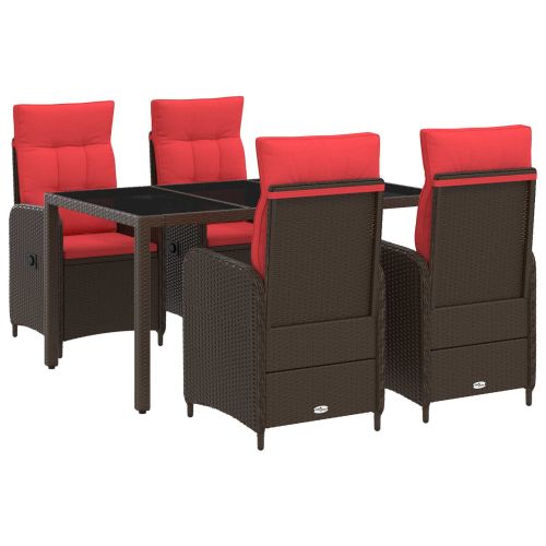 Комплект за хранене на открито 5 pcs полиратан