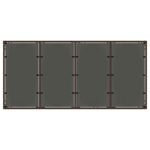 Комплект за хранене на открито 9 pcs полиратан