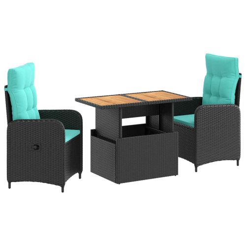 Комплект за хранене на открито 3 pcs полиратан