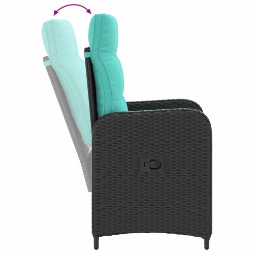 Комплект за хранене на открито 5 pcs полиратан